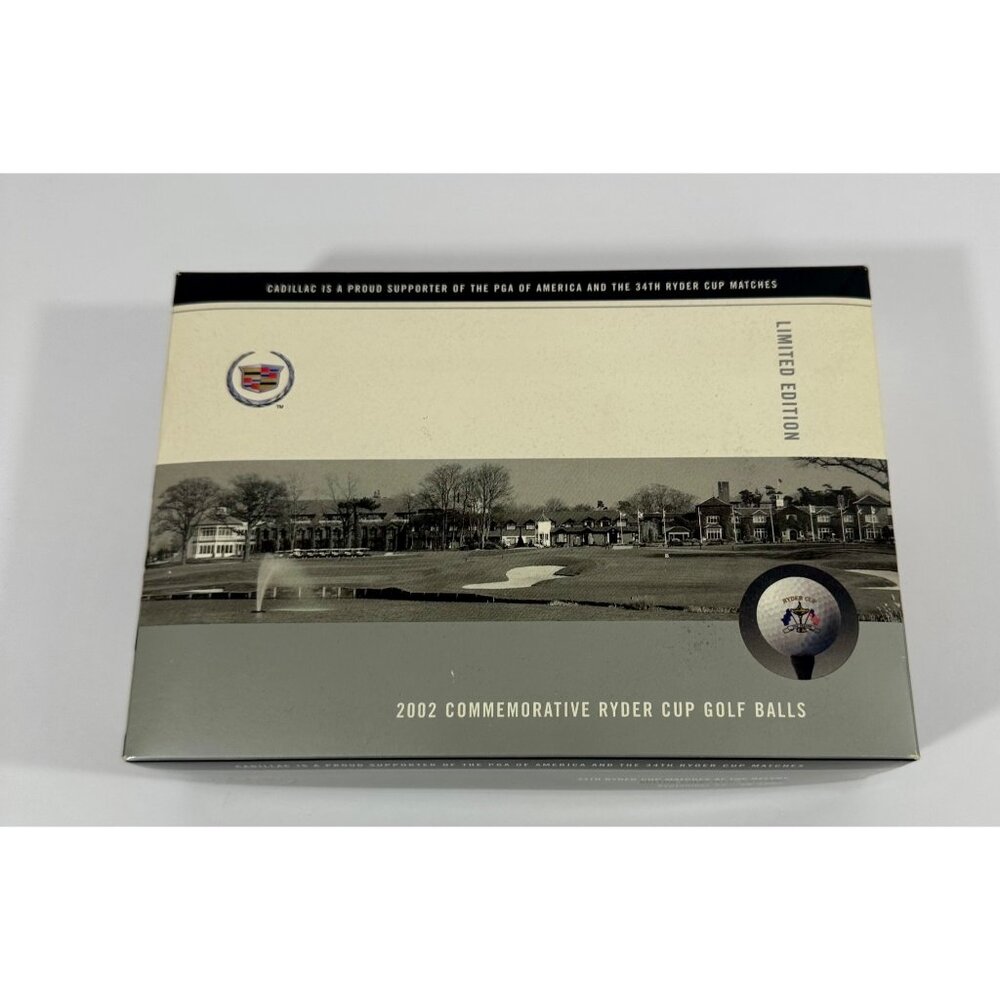 Cadillac 2002 Commemorative 34th Ryder Cup Golf Balls Limited Edition Set Of 12